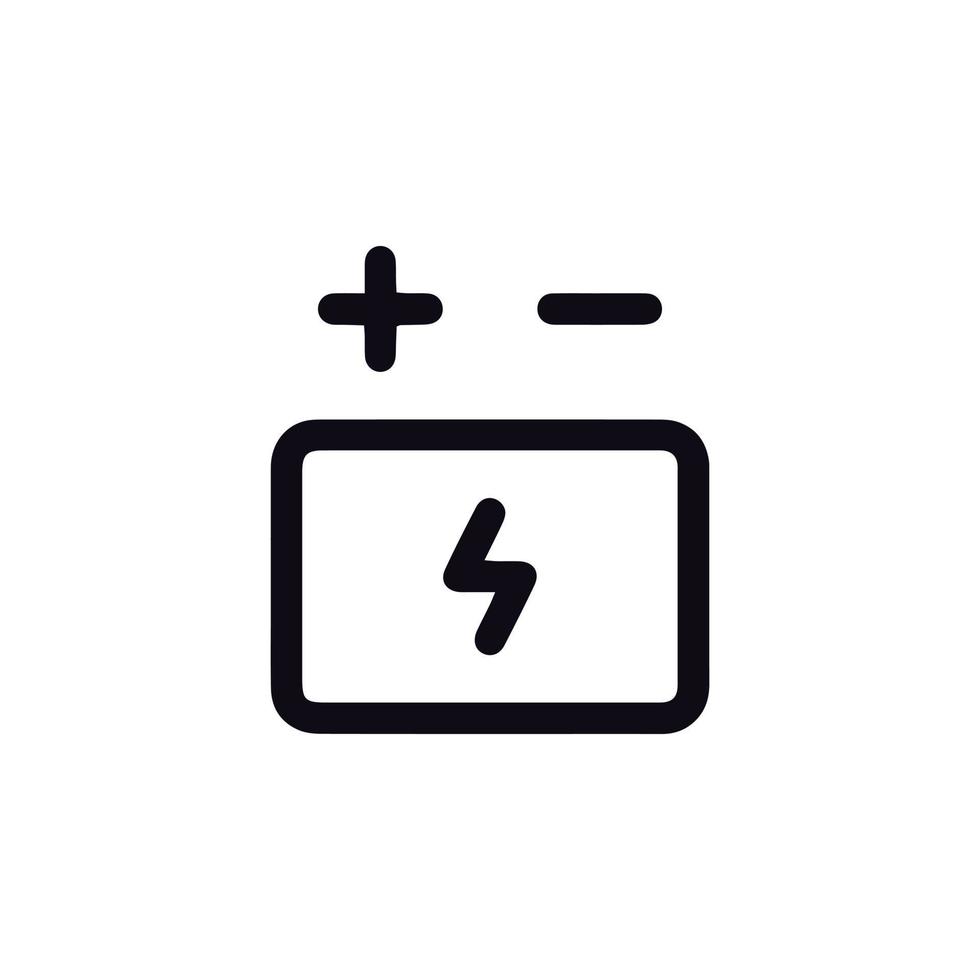 kraft och energi ikon vektor design