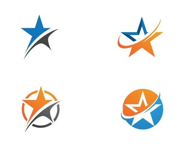 Star Logo Mall vektor ikon illustration design