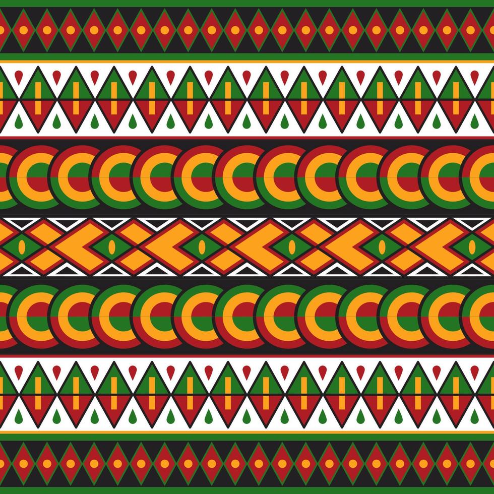 Panafrikanisches Farbmuster vektor