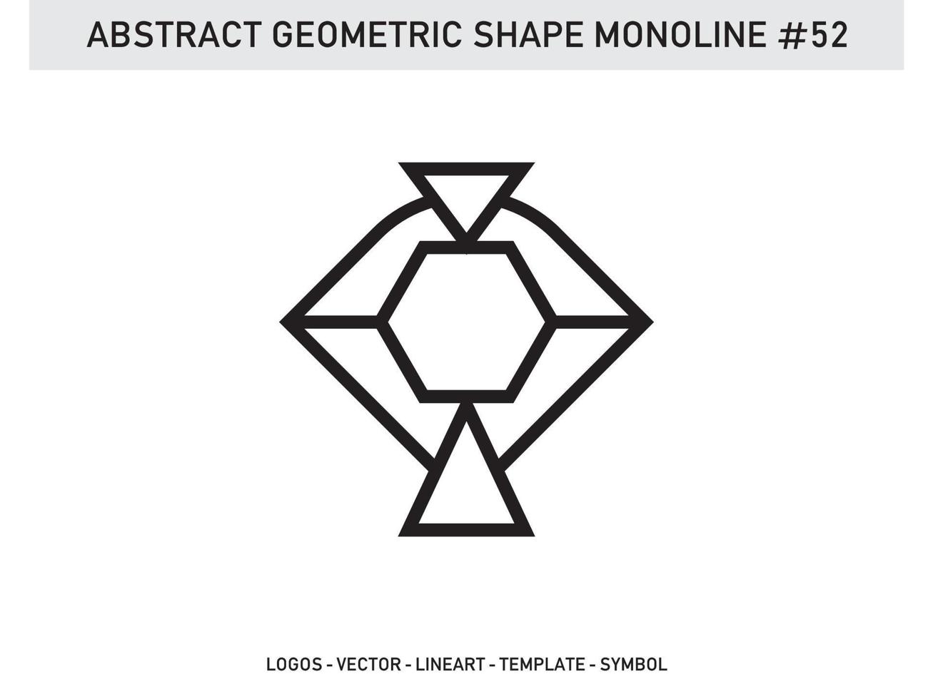 geometrische abstrakte polygonale formen elegante randrahmenelementsymbole freier vektor