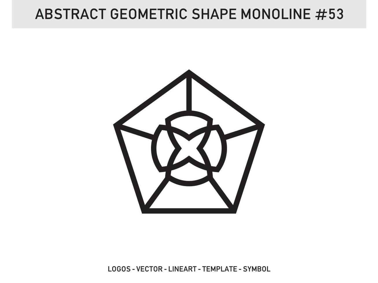 geometrische abstrakte polygonale formen elegante randrahmenelementsymbole freier vektor