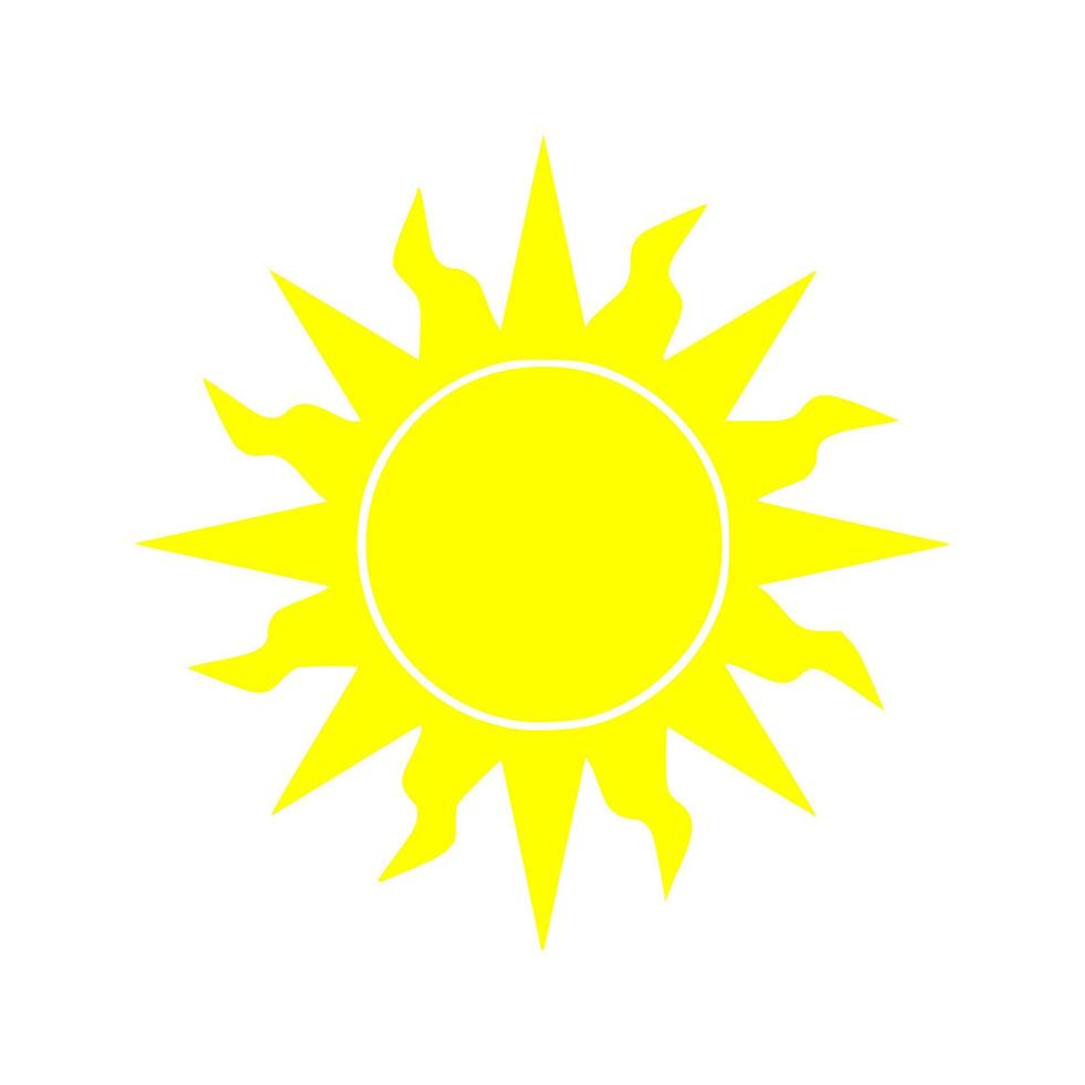 Sonnensymbol einfach vektor