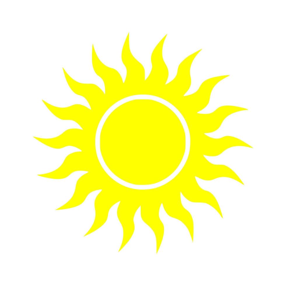 Sonne-Symbol-Logo vektor