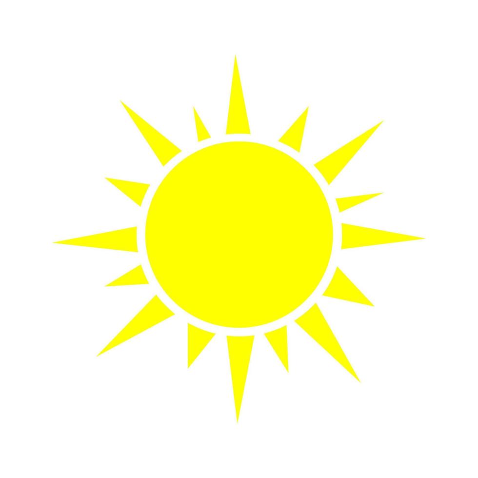 Sonne-Symbol-Logo vektor