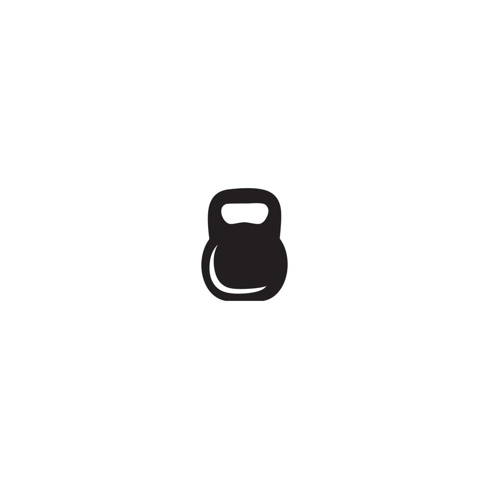 illustration av fitness kettlebells. designelement för logotyp, etikett, skylt, emblem, affisch. vektor illustration