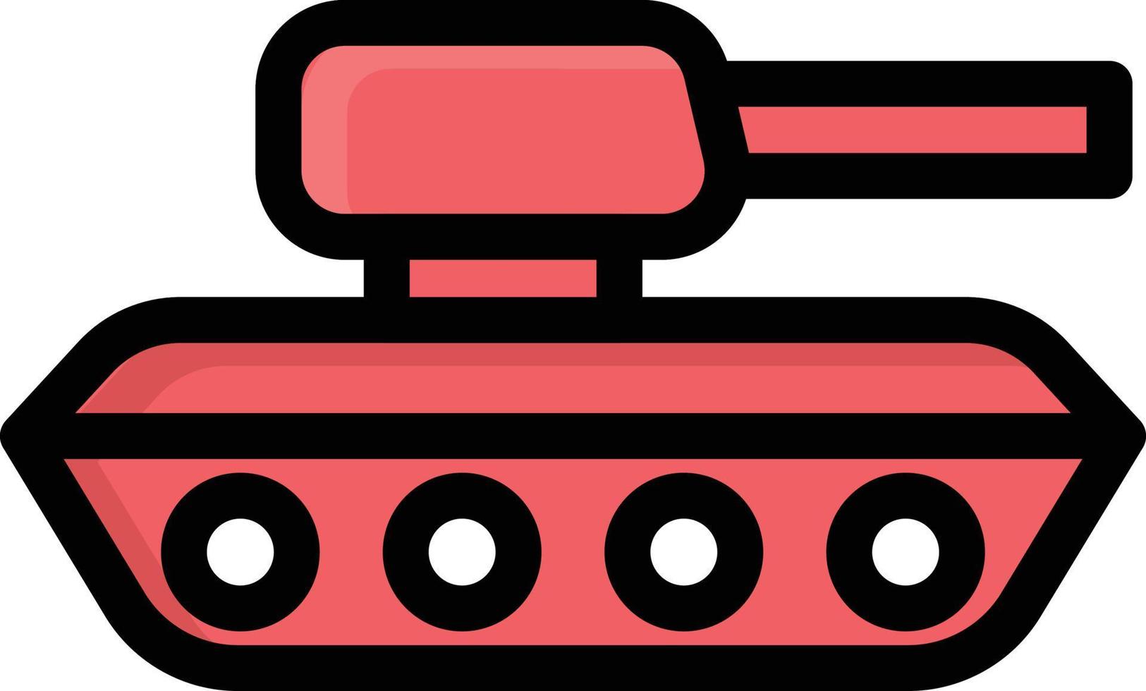 Tank-Vektor-Illustration auf einem Hintergrund. Premium-Qualitätssymbole. Vektorsymbole für Konzept oder Grafikdesign vektor