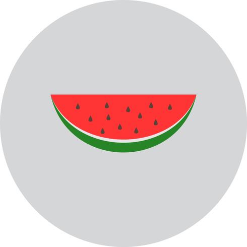 Vektor-Wassermelonen-Symbol vektor