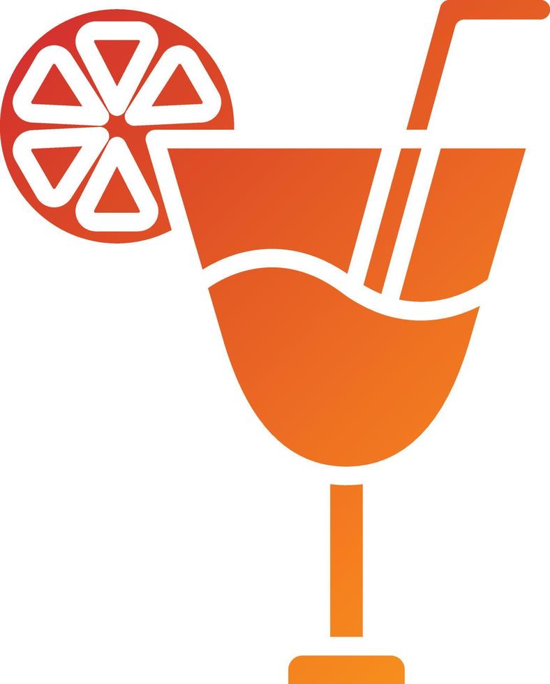 Cocktail-Icon-Stil vektor