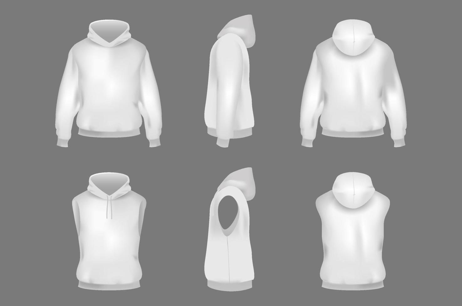 3d hoodie mockup vektor