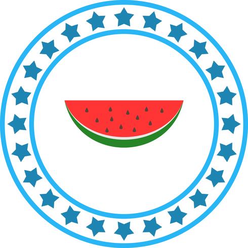 Vektor-Wassermelonen-Symbol vektor