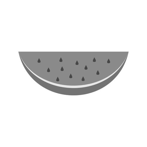 Vektor-Wassermelonen-Symbol vektor