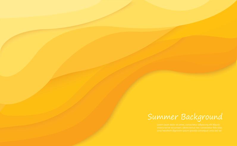 sandstrand sommar bakgrund vektor illustration