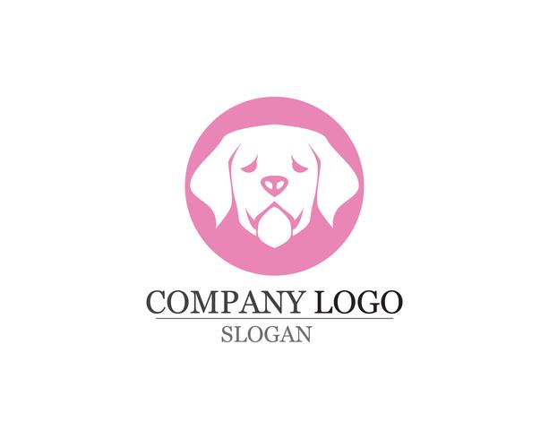 Hund Liebe Symbole Logo und Symbole Vorlage vektor