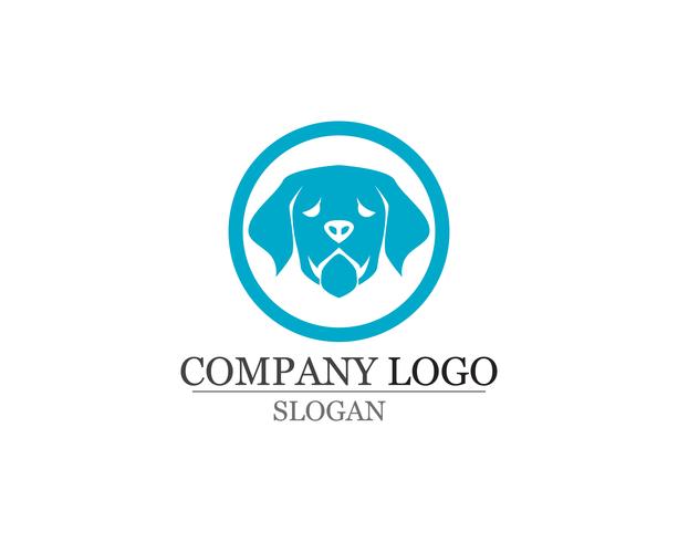 Hund Liebe Symbole Logo und Symbole Vorlage vektor