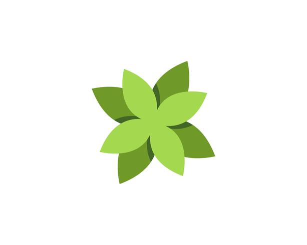 Family Flower Logo och symbolerTemplate icons app vektor