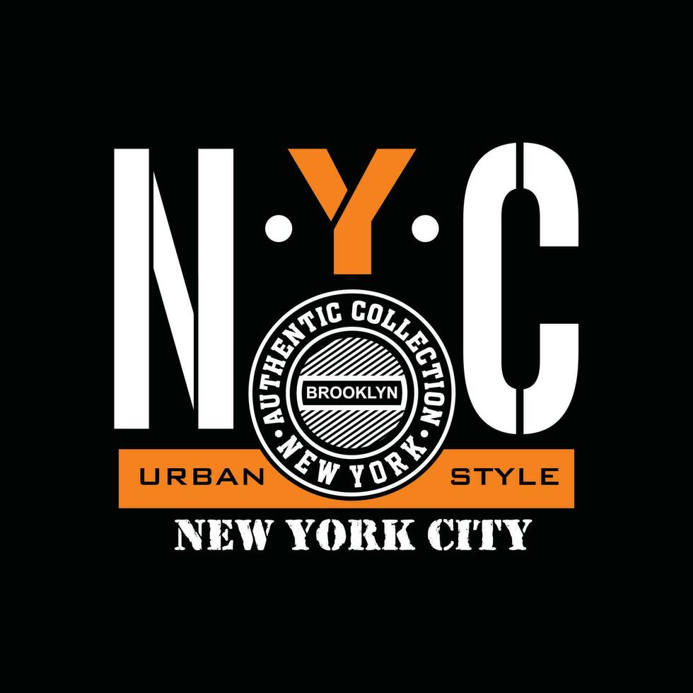 nyc new york element der männermode und der modernen stadt im typografie-grafikdesign.vektorillustration.tshirt, kleidung, bekleidung und andere verwendungen vektor