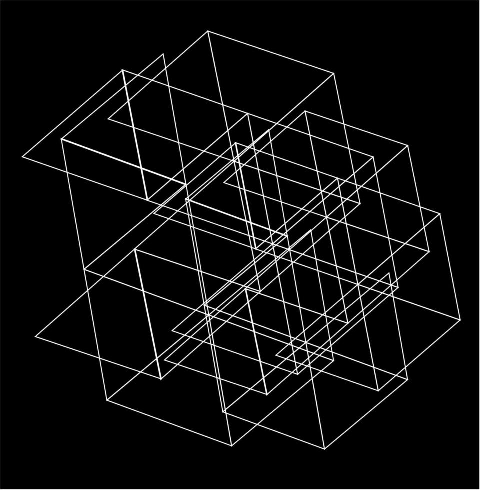 abstrakter dreieckiger sechseckiger geometrischer hintergrund vektor