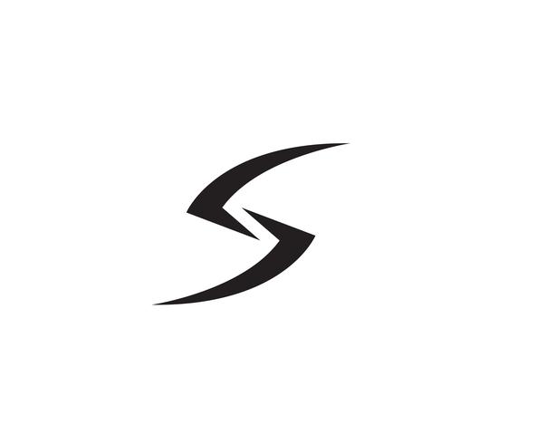 S-logotyp och symbolmall vektor