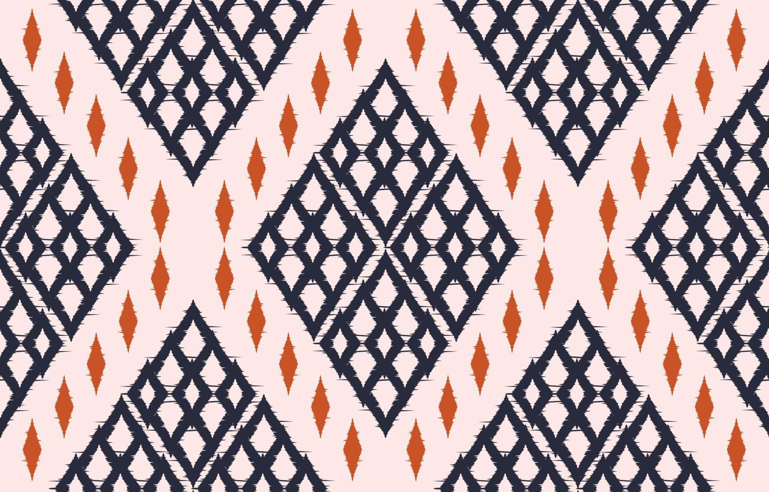 etnisk ikat damast bakgrund. seamless mönster i tribal, folklig broderi. ogee geometrisk konst ornament print.design för matta, tapeter, kläder, omslag, tyg, omslag, textil vektor
