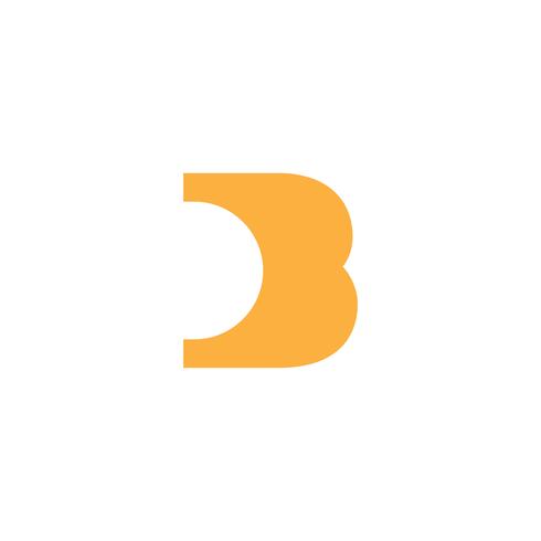 Buchstabe B kreative Logo Vorlage Vektor Illustrator