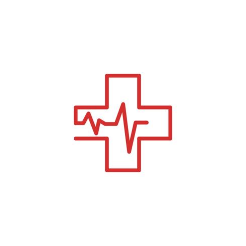 Medizinisches Kreuz und Gesundheit Apotheke Logo Vector Template