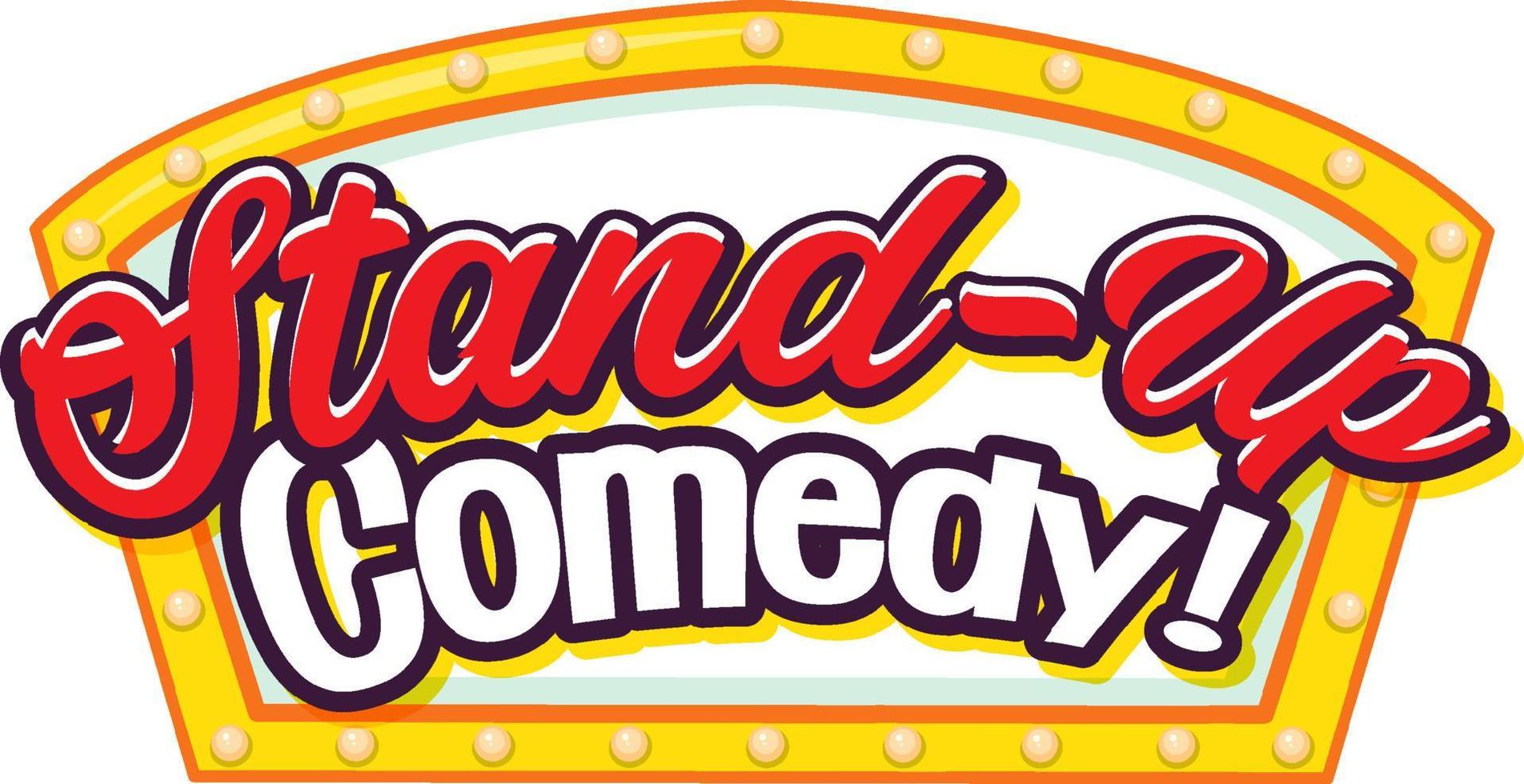 Stand-Up-Comedy-Banner-Design vektor