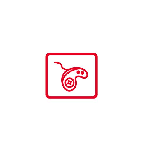 Gamepad Controller Logo Vorlage Vektor Illustration Symbol Element