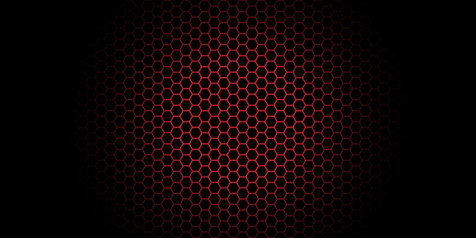 lutning honeycomb bakgrund vektor illustration, isolerad banner