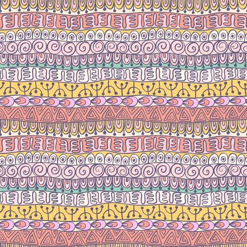 Etnisk tribal festligt mönster för textil, tapeter, scrapbooking. vektor