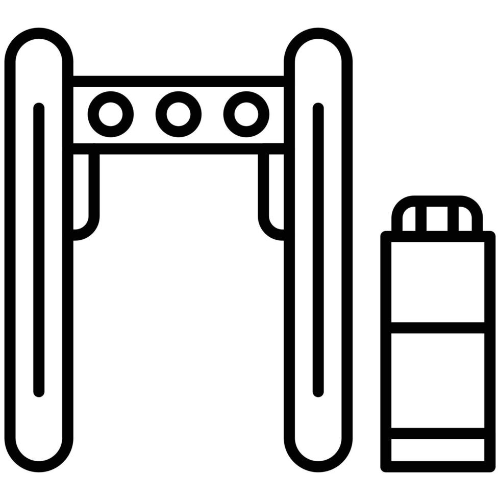 Symbol für die Flugsteiglinie vektor