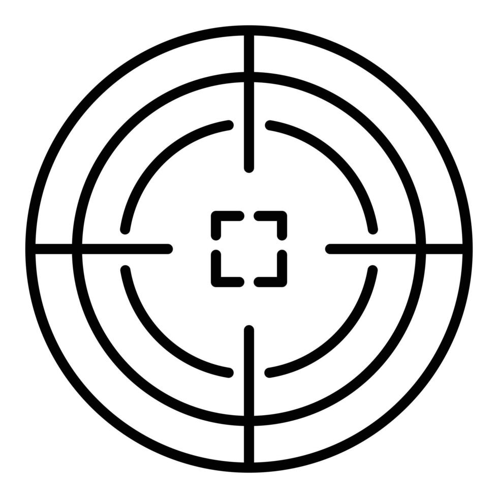Symbol für Ziellinie schießen vektor