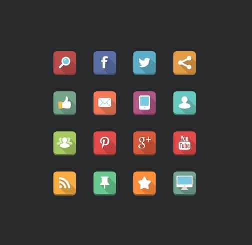 Social Media Icon Vectors