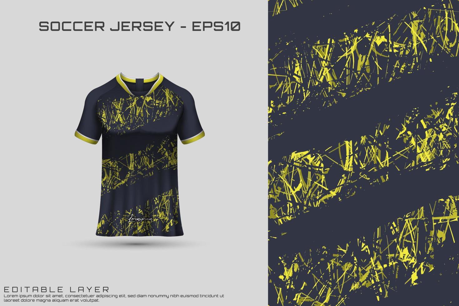 sport jersey och t-shirt mall sport jersey design vektor mockup.