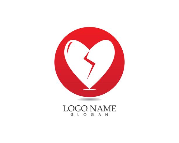 Liebe Symbol Logo Vektor