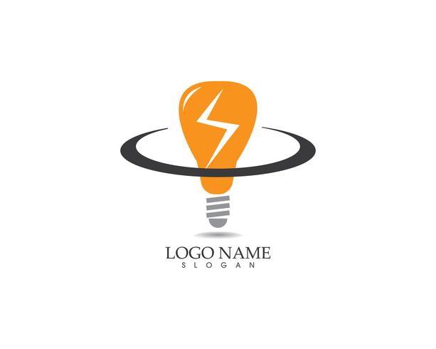Bulb Lamp logo vektor