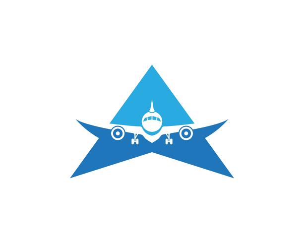 Flugzeug, Flugzeug, Airline-Logo-Label. Reise, Flugreise, Verkehrsflugzeugsymbol. Vektor-illustration vektor