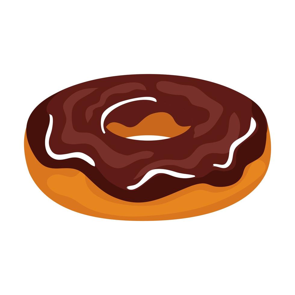 isoliertes Donut-Icon-Vektordesign vektor