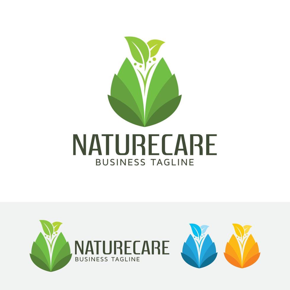 natur vektor logotyp design