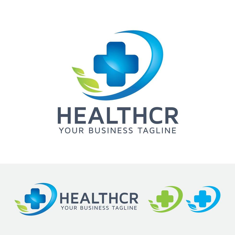 hälso-och sjukvård vektor logotyp design