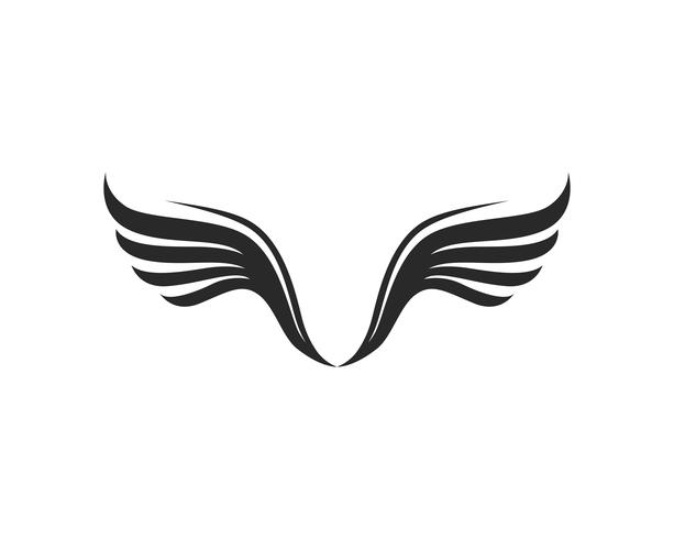 Falcon Wing Logo Mall vektor ikon design