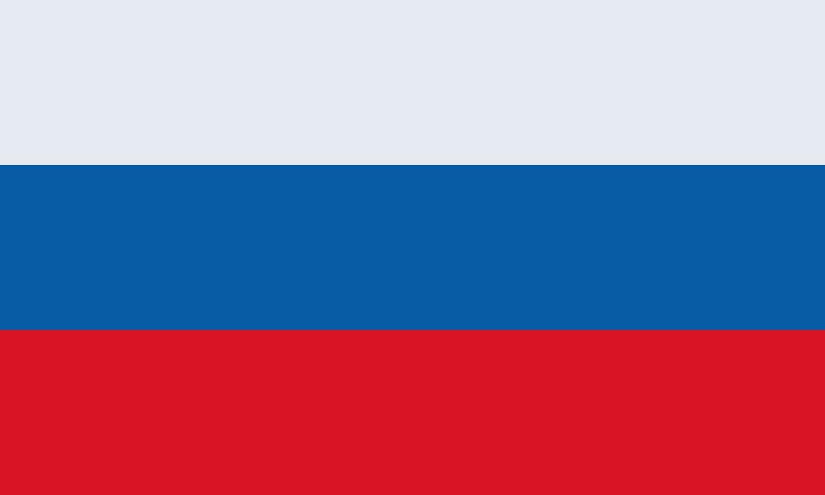 vektor illustration ryska flaggan. ryska