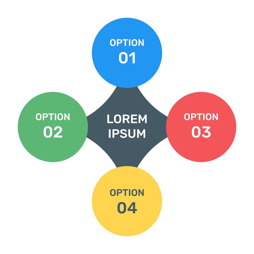 ein farbenfrohes Infografik-Symbol in bearbeitbarem Design vektor