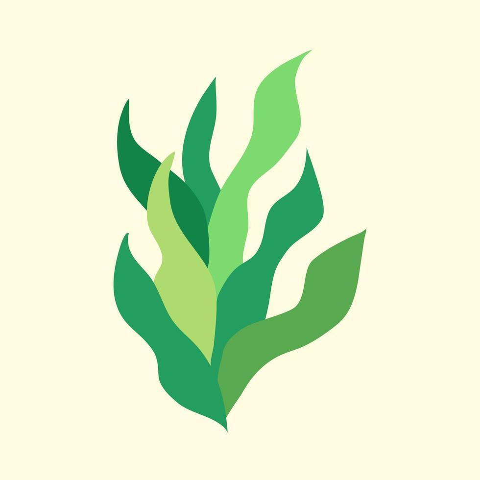 grön dekorativ växt vektor