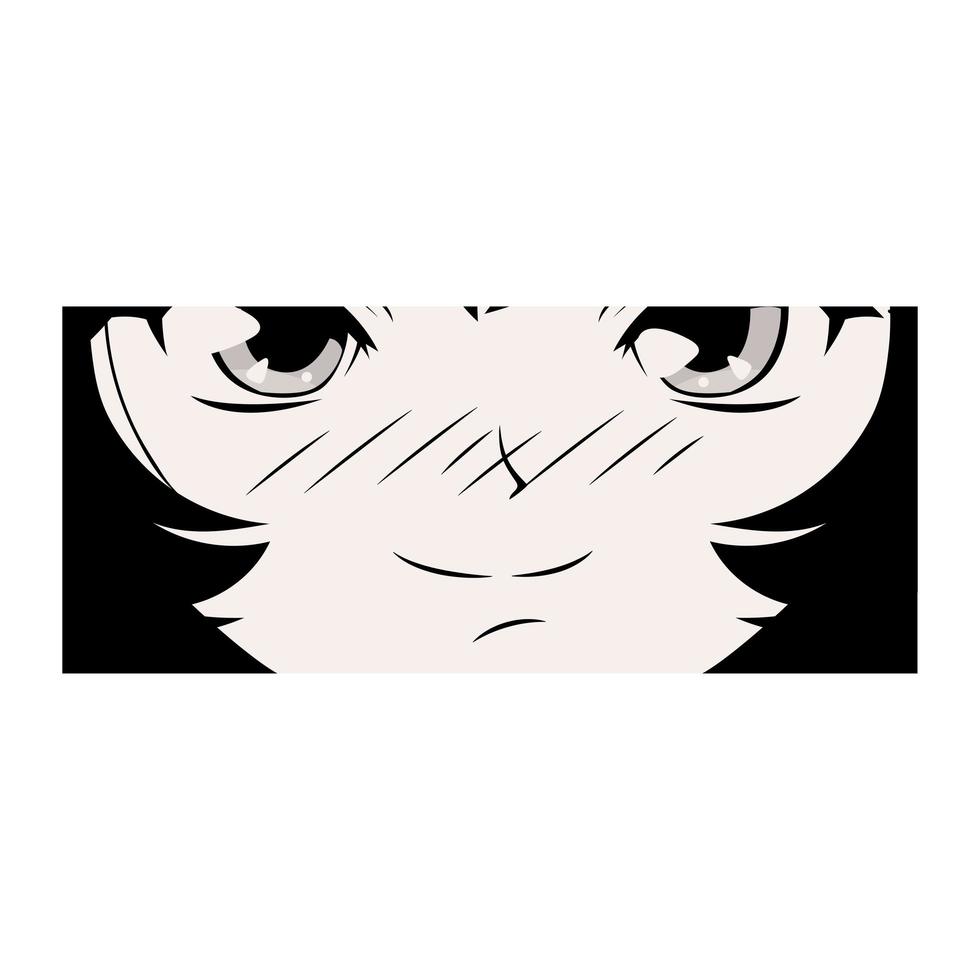 Manga weibliche Augen vektor