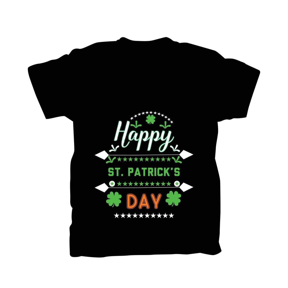 glad st. patrick's day t-shirtdesigner vektor