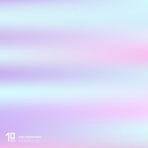 Abstrakt gradient pastellfärg. Holografisk bakgrund vektor