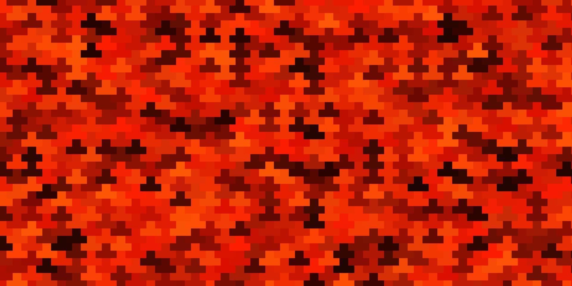 hellorange Vektor Textur im rechteckigen Stil.