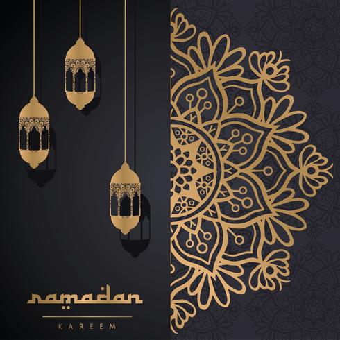 Ramadan Kareem Vektor-Design vektor