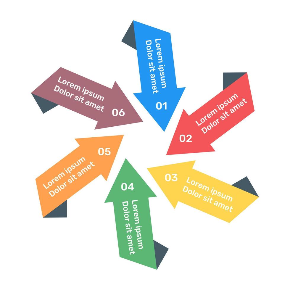 affärsdata representation genom pilar infographic i platt ikon vektor