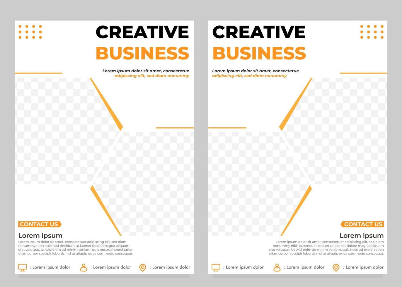 kreative Business-Flyer-Vorlage vektor